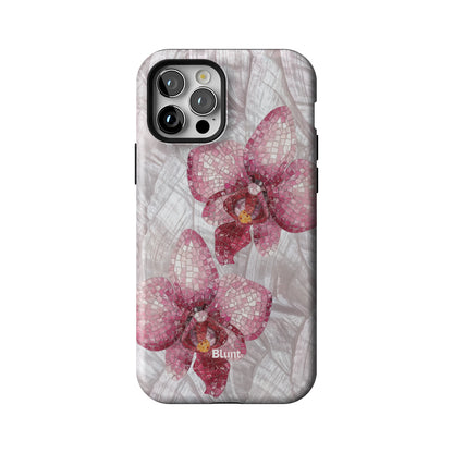 Pink Mosaic Orchids iPhone Case gallery - Iphone_12_Pro_1