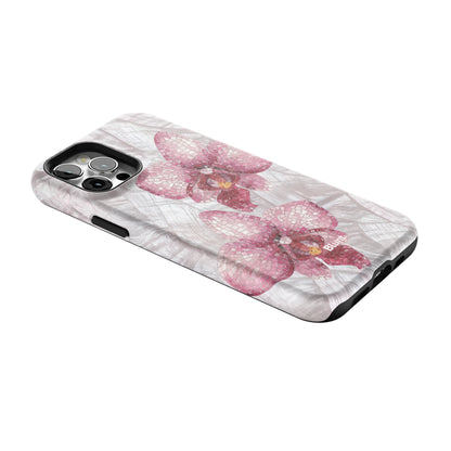 Pink Mosaic Orchids iPhone Case gallery - Iphone_12_Pro_2