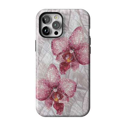 Pink Mosaic Orchids iPhone Case gallery - Iphone_12_Pro_Max_1