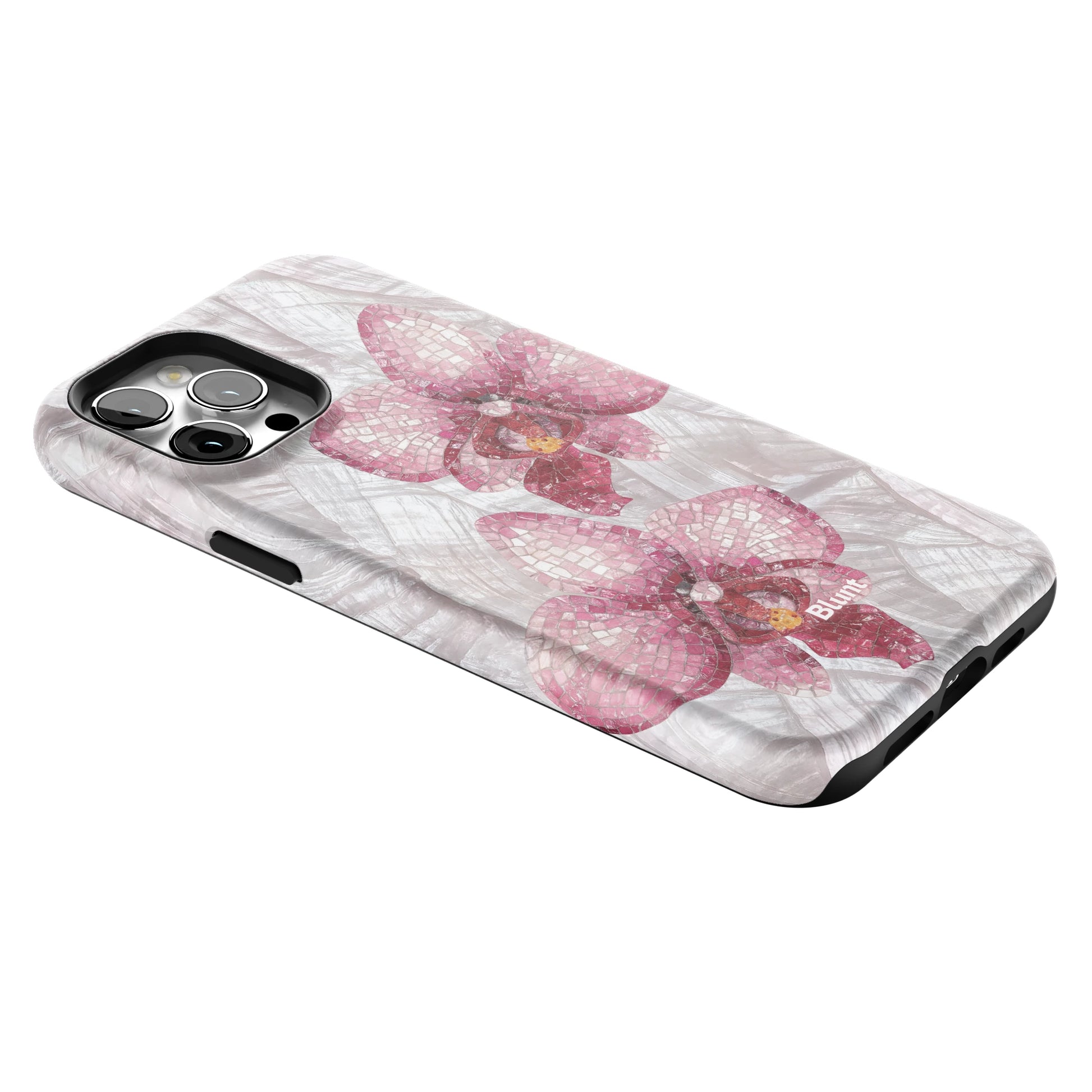 Pink Mosaic Orchids iPhone Case gallery - Iphone_12_Pro_Max_2