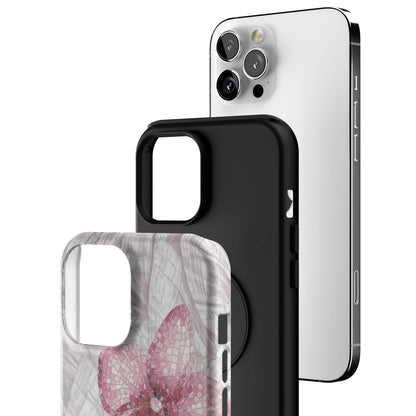 Pink Mosaic Orchids iPhone Case gallery - Iphone_12_Pro_Max_3
