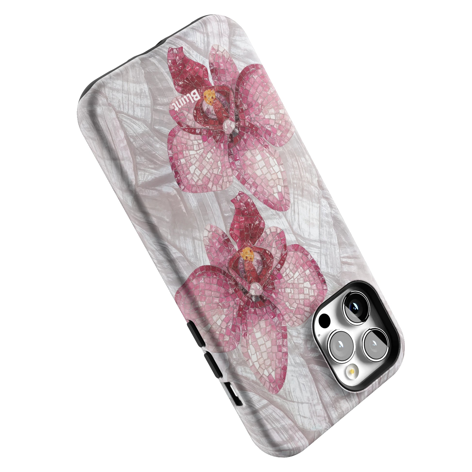 Pink Mosaic Orchids iPhone Case gallery - Iphone_12_Pro_Max_5
