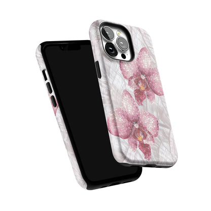 Pink Mosaic Orchids iPhone Case gallery - Iphone_13_Pro_6