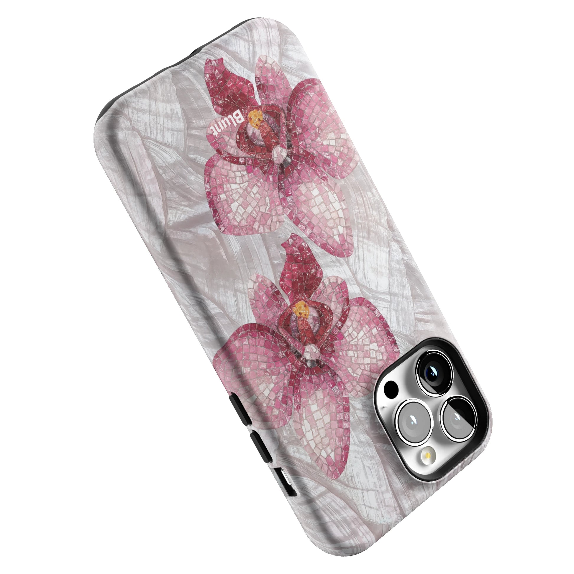 Pink Mosaic Orchids iPhone Case gallery - Iphone_13_Pro_Max_5