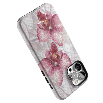 Pink Mosaic Orchids iPhone Case gallery - Iphone_13_Pro_Max_5