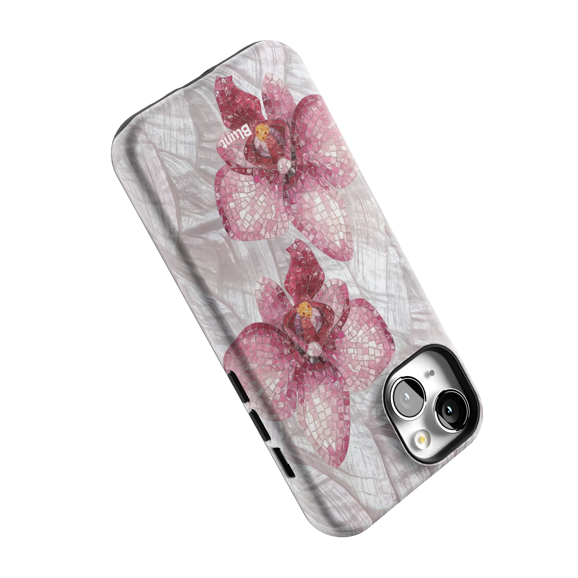 Pink Mosaic Orchids iPhone Case gallery - Iphone_14_Iphone_5