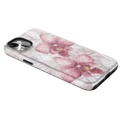Pink Mosaic Orchids iPhone Case gallery - Iphone_14_Mini_Air_Plus_2
