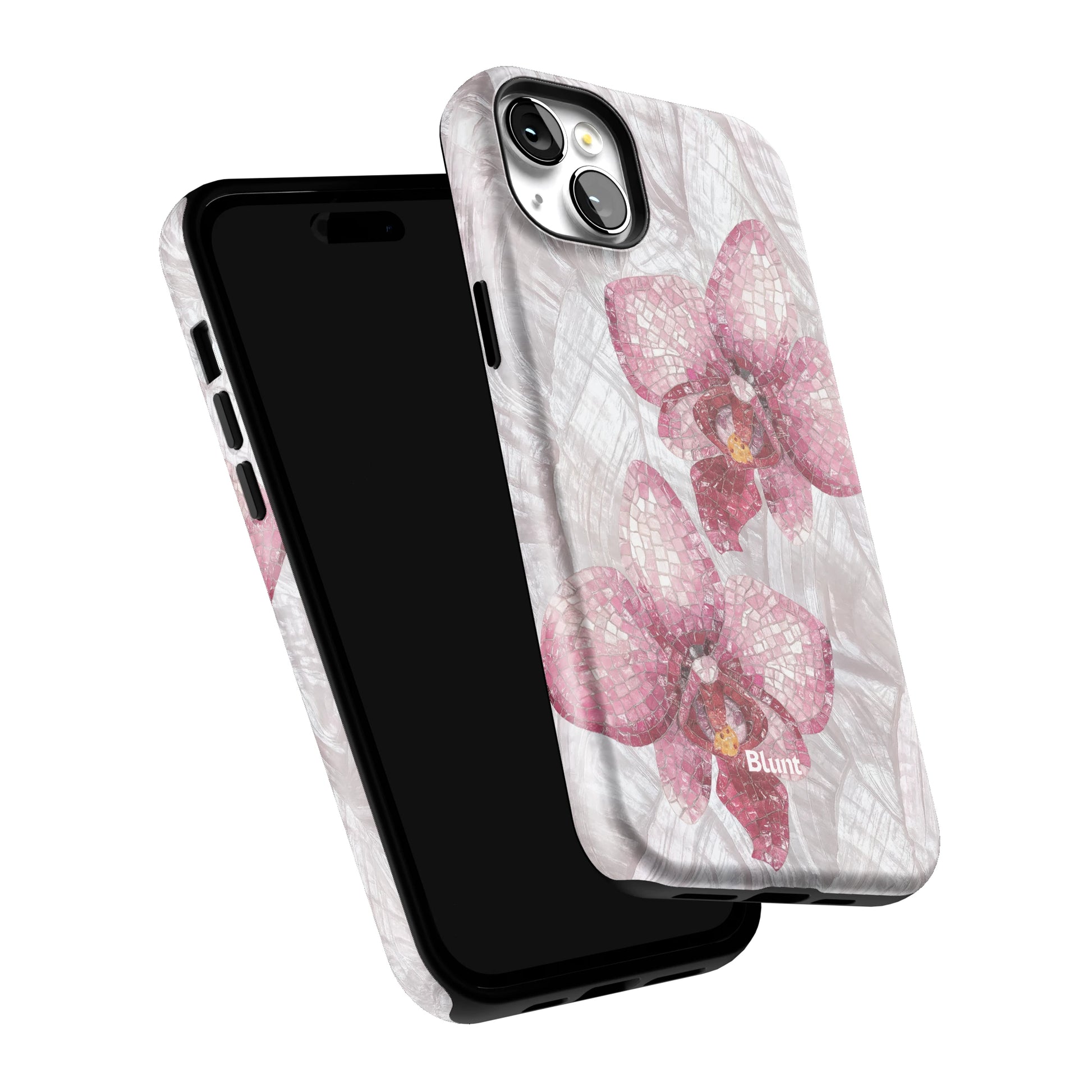 Pink Mosaic Orchids iPhone Case gallery - Iphone_14_Mini_Air_Plus_6