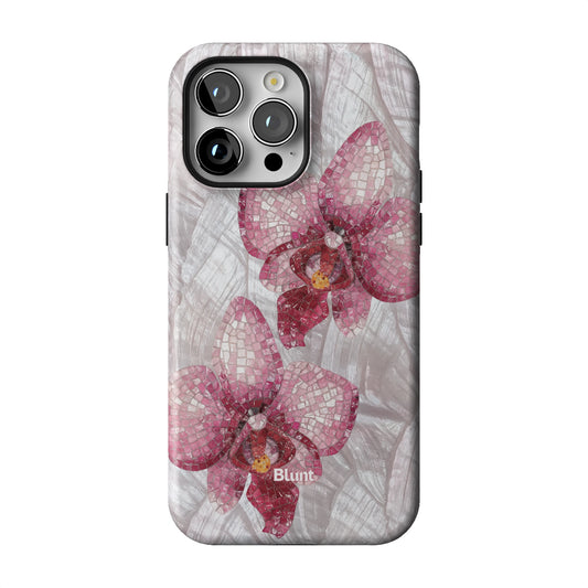 Pink Mosaic Orchids iPhone Case gallery - Iphone_14_Pro_Max_1