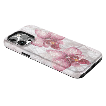 Pink Mosaic Orchids iPhone Case gallery - Iphone_14_Pro_Max_2