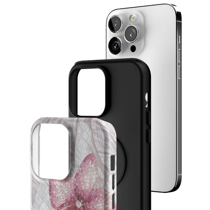 Pink Mosaic Orchids iPhone Case gallery - Iphone_14_Pro_Max_3
