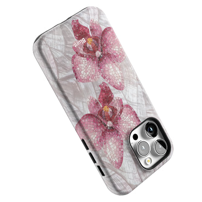 Pink Mosaic Orchids iPhone Case gallery - Iphone_14_Pro_Max_5