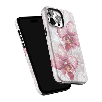 Pink Mosaic Orchids iPhone Case gallery - Iphone_14_Pro_Max_6