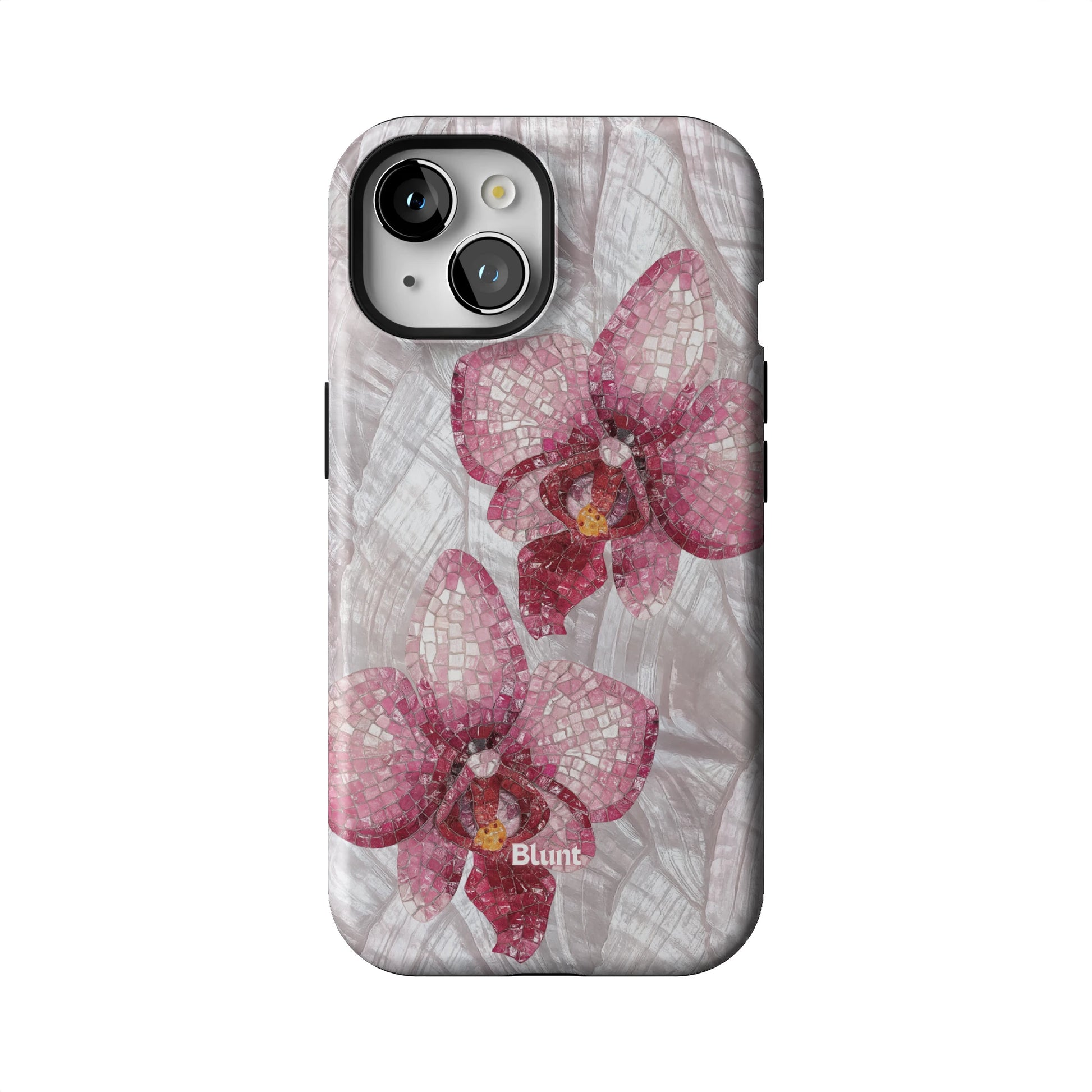 Pink Mosaic Orchids iPhone Case gallery - Iphone_15_Iphone_1