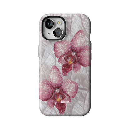 Pink Mosaic Orchids iPhone Case gallery - Iphone_15_Iphone_1