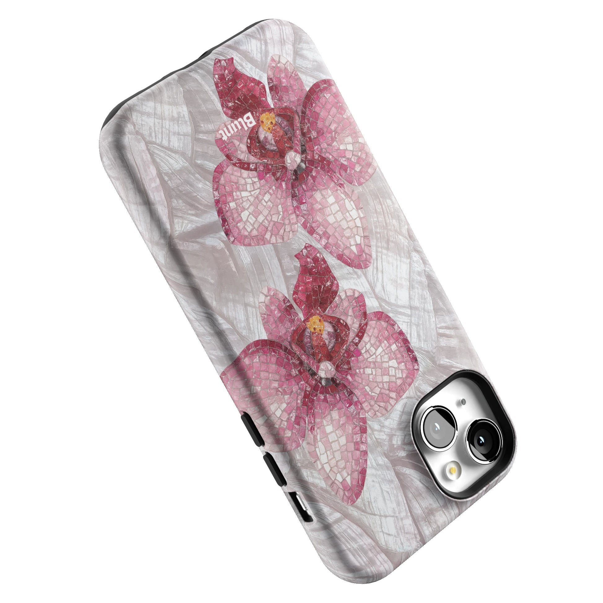 Pink Mosaic Orchids iPhone Case gallery - Iphone_15_Mini_Air_Plus_5