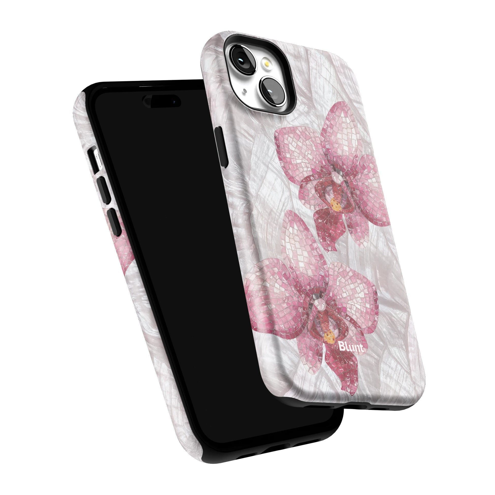 Pink Mosaic Orchids iPhone Case gallery - Iphone_15_Mini_Air_Plus_6