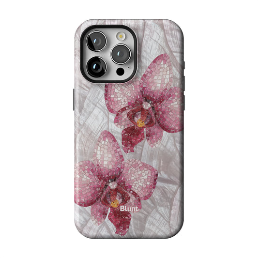 Pink Mosaic Orchids iPhone Case gallery - Iphone_15_Pro_Max_1