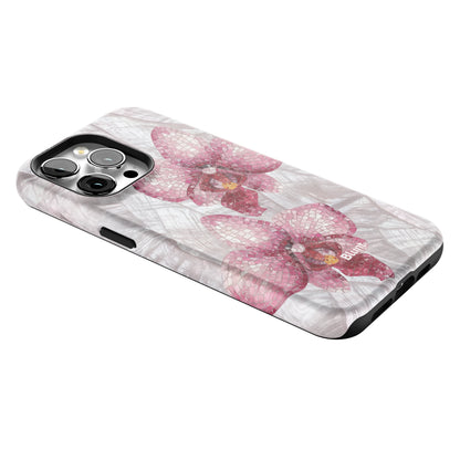 Pink Mosaic Orchids iPhone Case gallery - Iphone_15_Pro_Max_2