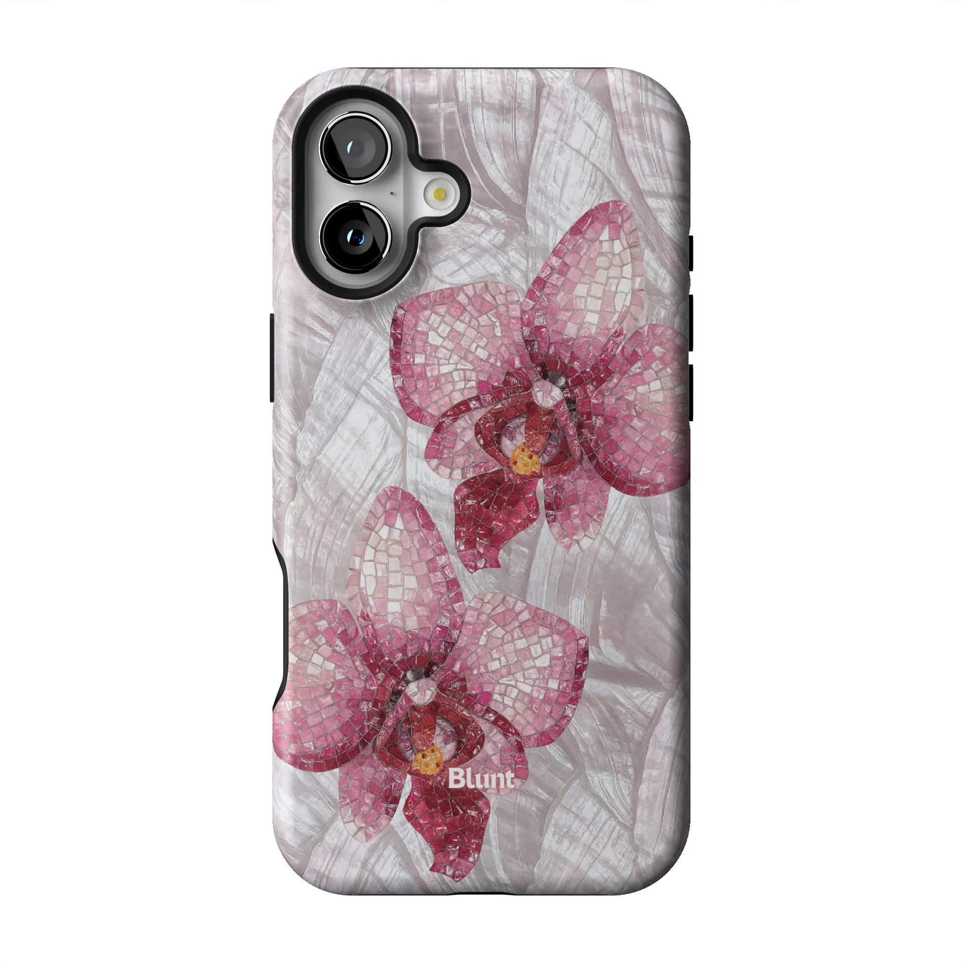 Pink Mosaic Orchids iPhone Case gallery - Iphone_16_Mini_Air_Plus_1