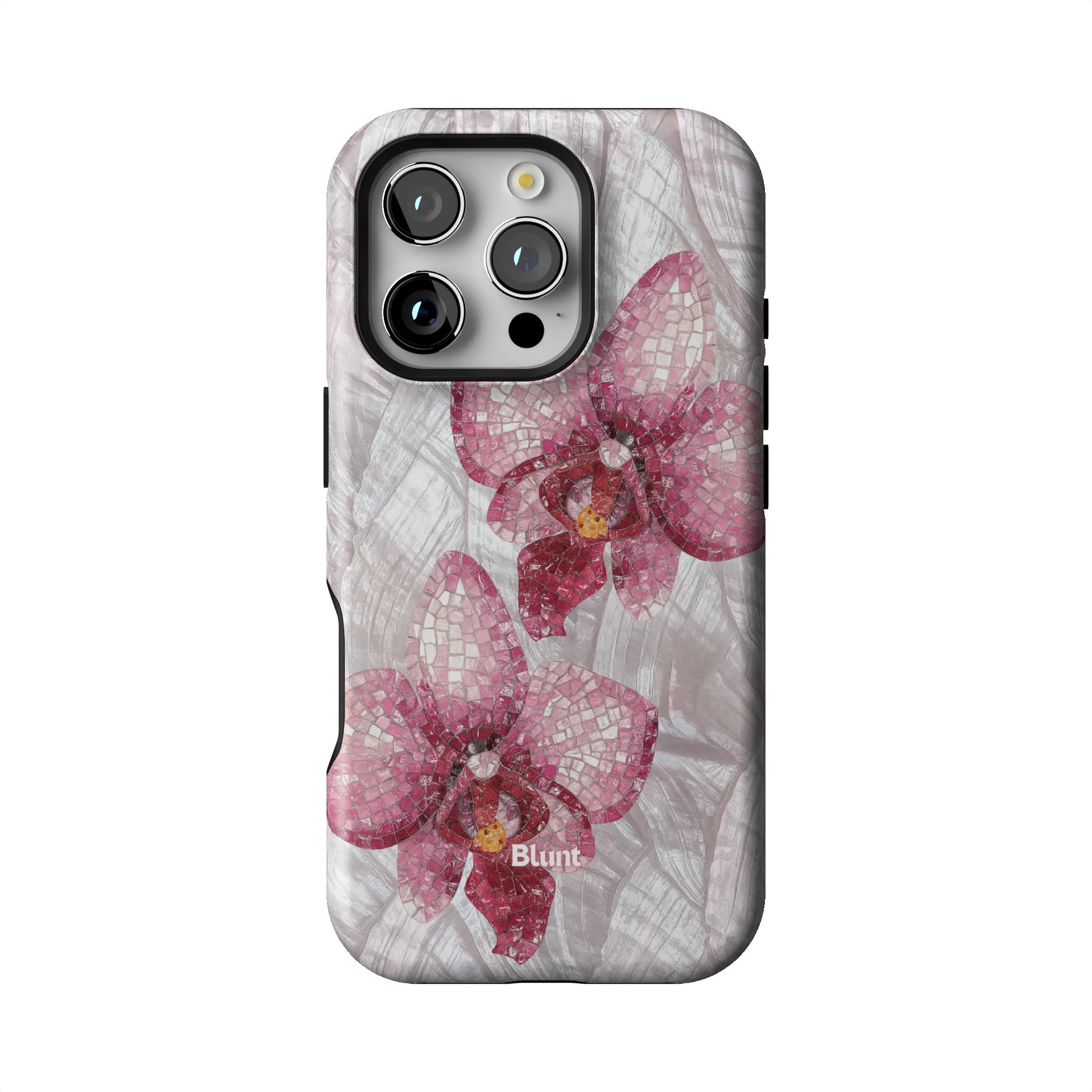 Pink Mosaic Orchids iPhone Case gallery - Iphone_16_Pro_1