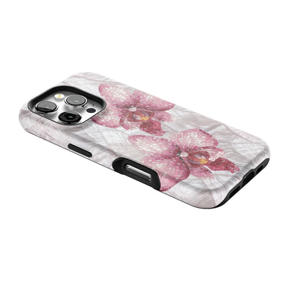 Pink Mosaic Orchids iPhone Case gallery - Iphone_16_Pro_2