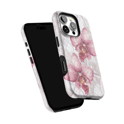 Pink Mosaic Orchids iPhone Case gallery - Iphone_16_Pro_6