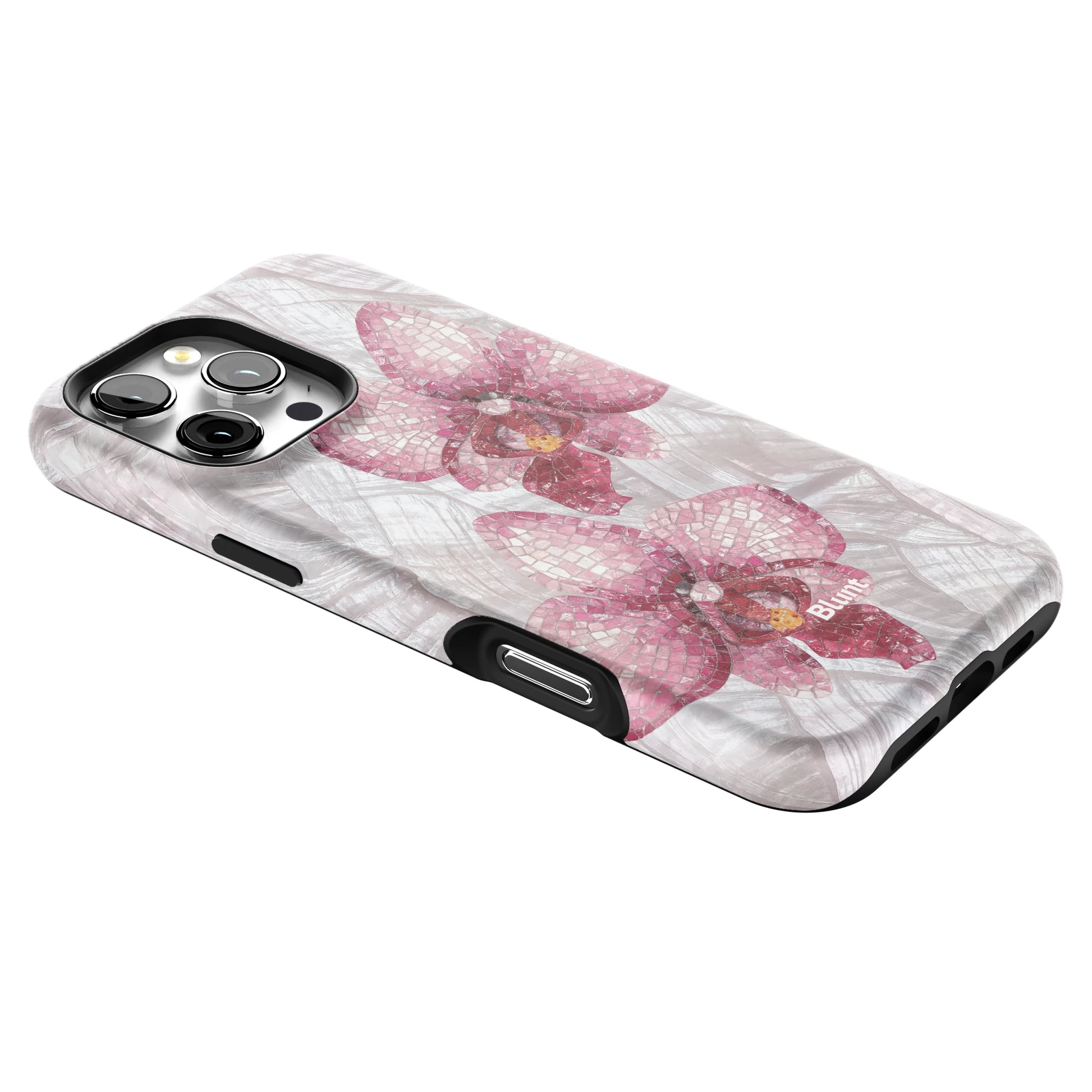Pink Mosaic Orchids iPhone Case gallery - Iphone_16_Pro_Max_2
