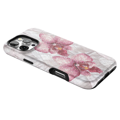 Pink Mosaic Orchids iPhone Case gallery - Iphone_16_Pro_Max_2