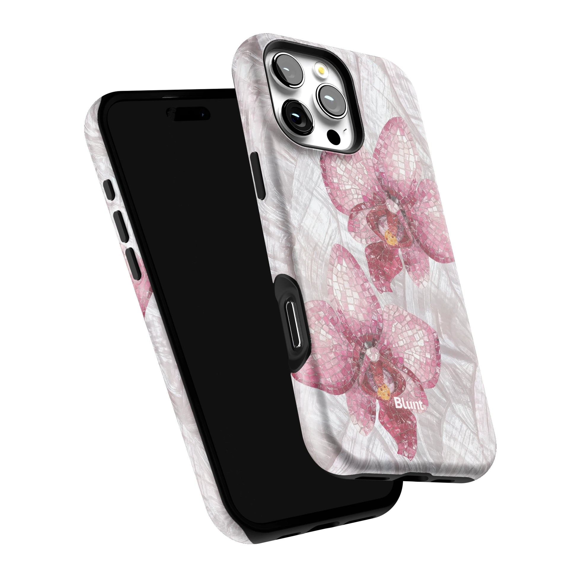 Pink Mosaic Orchids iPhone Case gallery - Iphone_16_Pro_Max_6