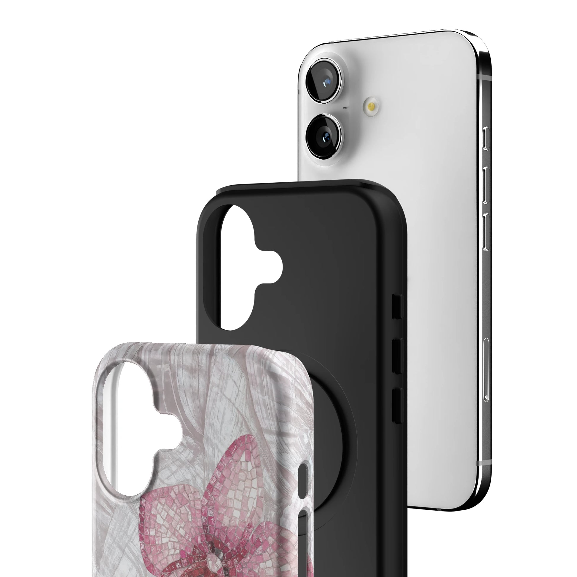 Pink Mosaic Orchids iPhone Case gallery - Iphone_17_Iphone_3