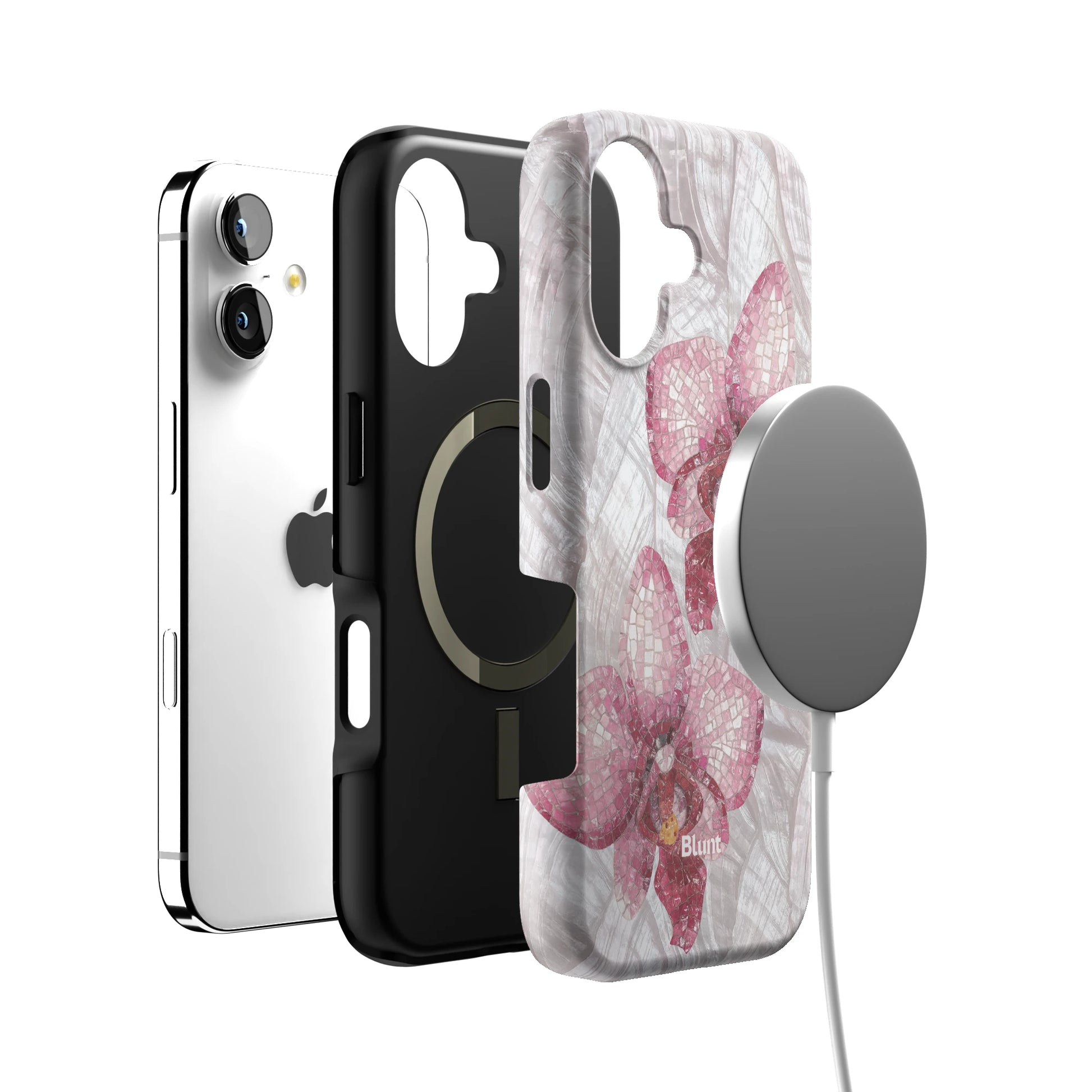 Pink Mosaic Orchids iPhone Case gallery - Iphone_17_Iphone_4