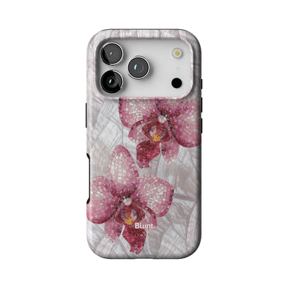 Pink Mosaic Orchids iPhone Case gallery - Iphone_17_Pro_1