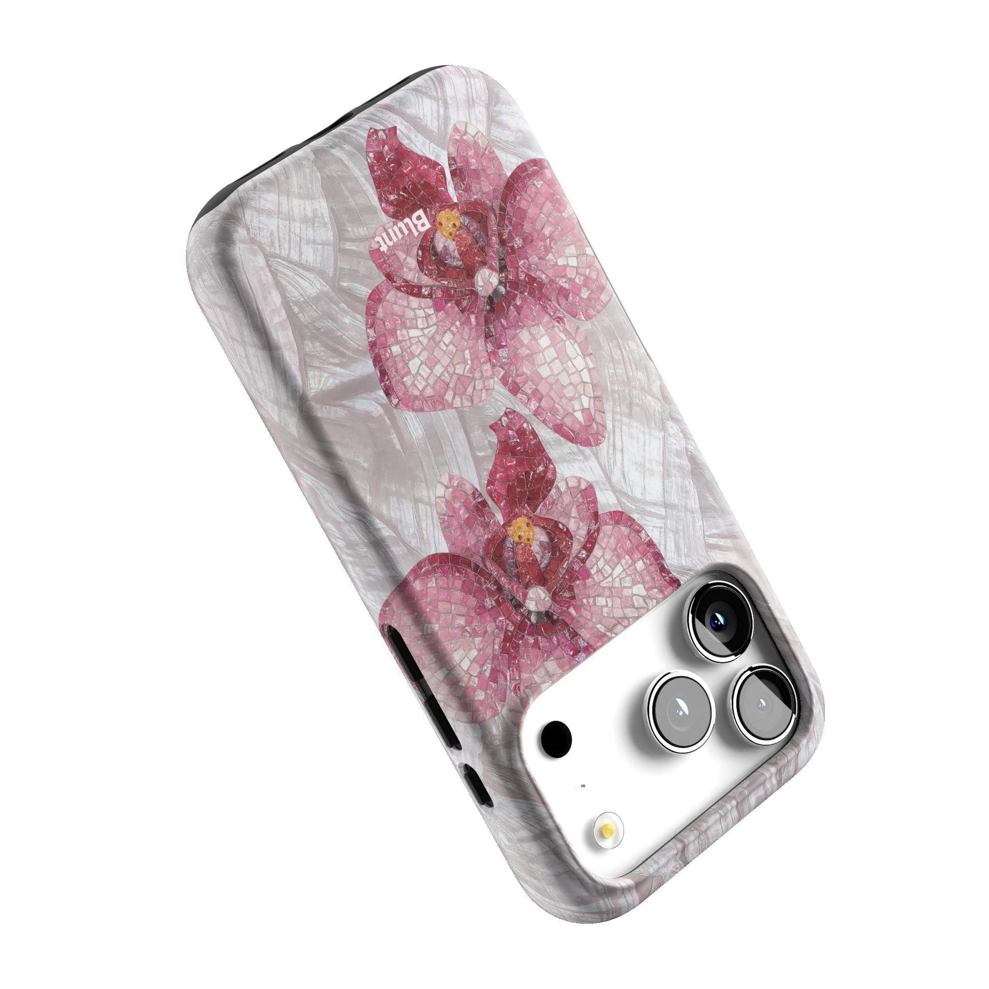 Pink Mosaic Orchids iPhone Case gallery - Iphone_17_Pro_5
