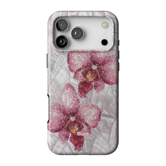 Pink Mosaic Orchids iPhone Case gallery - Iphone_17_Pro_Max_1