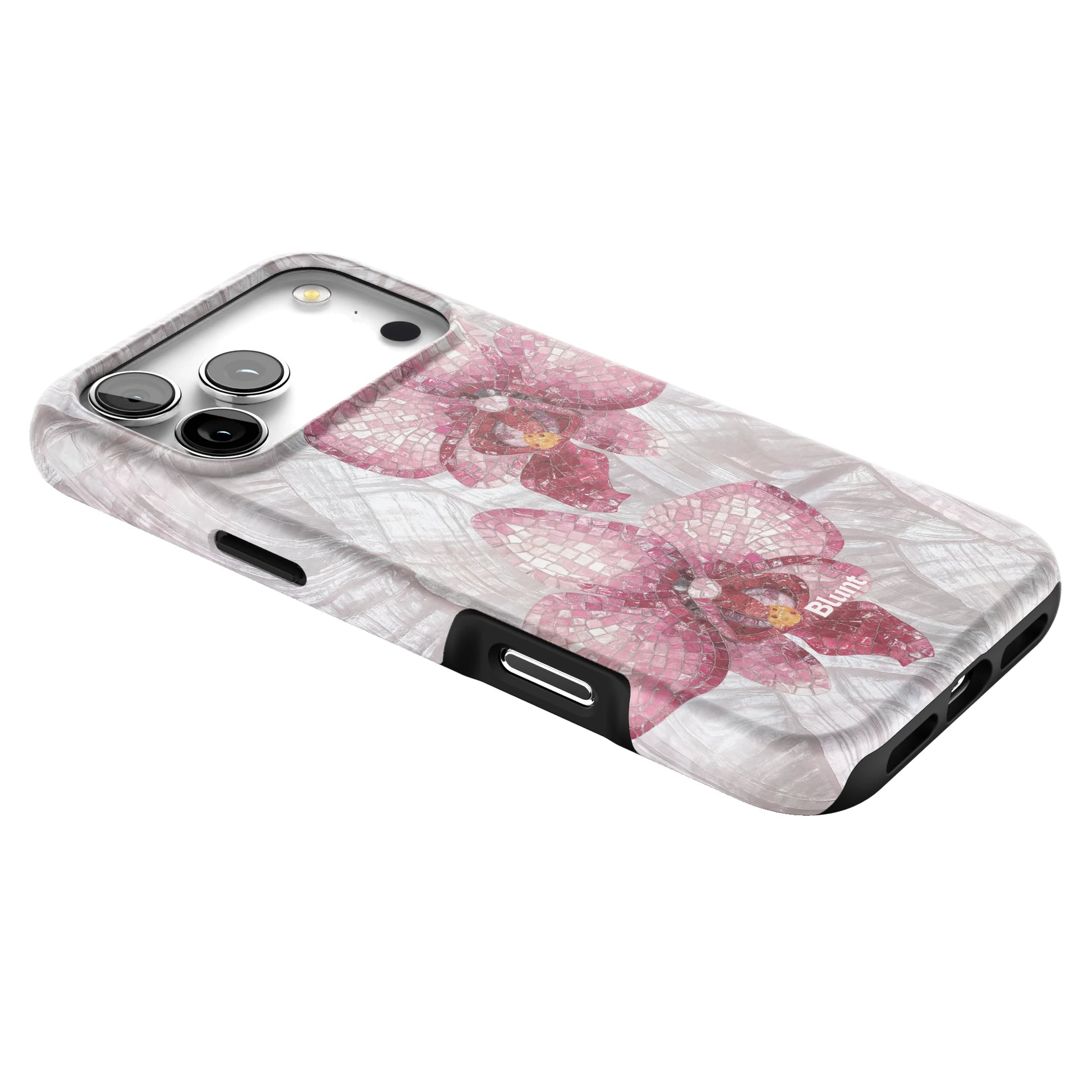 Pink Mosaic Orchids iPhone Case gallery - Iphone_17_Pro_Max_2