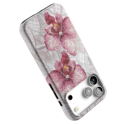 Pink Mosaic Orchids iPhone Case gallery - Iphone_17_Pro_Max_5