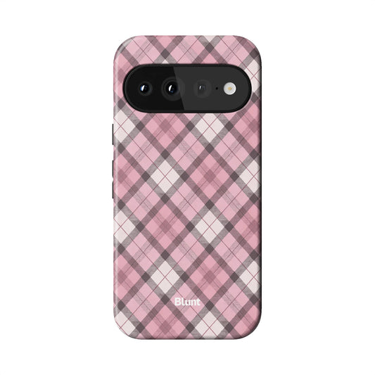 Pink Plaid Pixel Case - Blunt Cases
