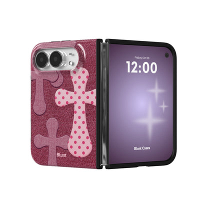 pink-polka-patch-iphone-case iPhone 18 Duo case, view 3