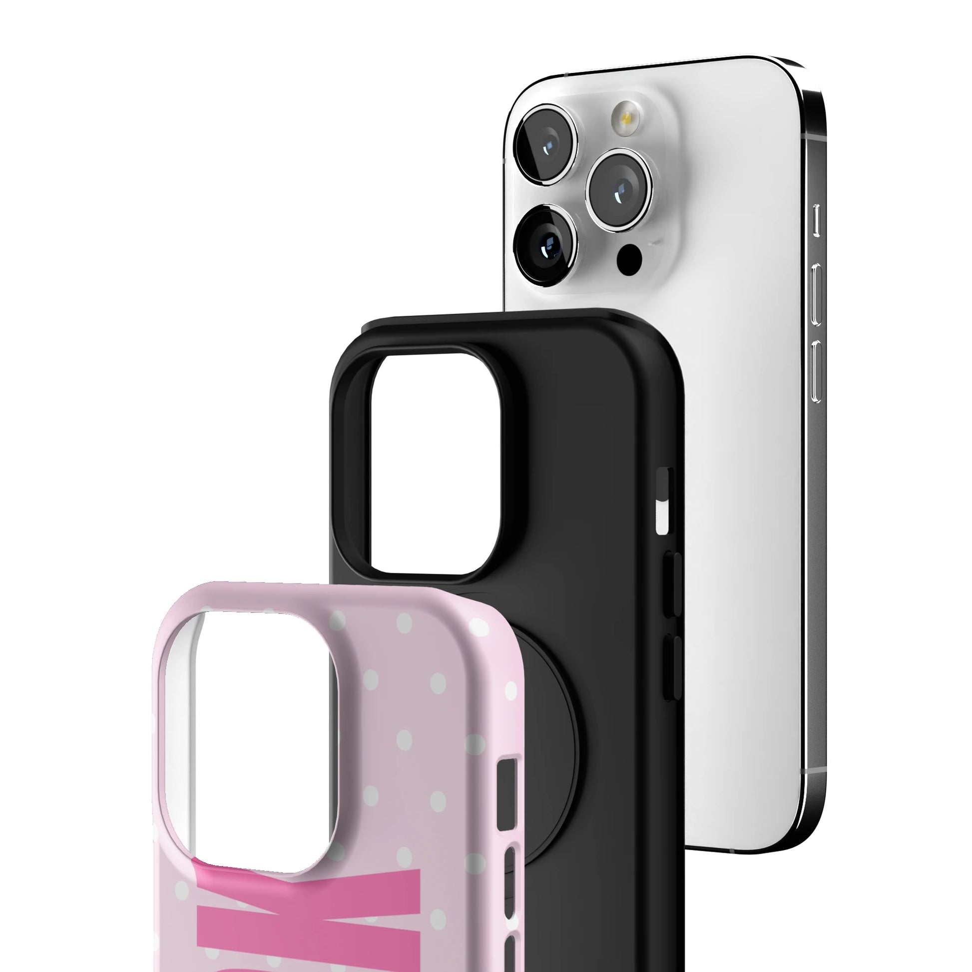 Pink Polka Riot iPhone Case gallery - Iphone_14_Pro_3