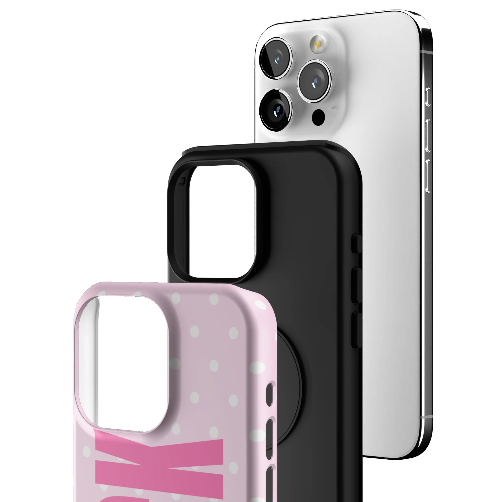 Pink Polka Riot iPhone Case gallery - Iphone_15_Pro_Max_3