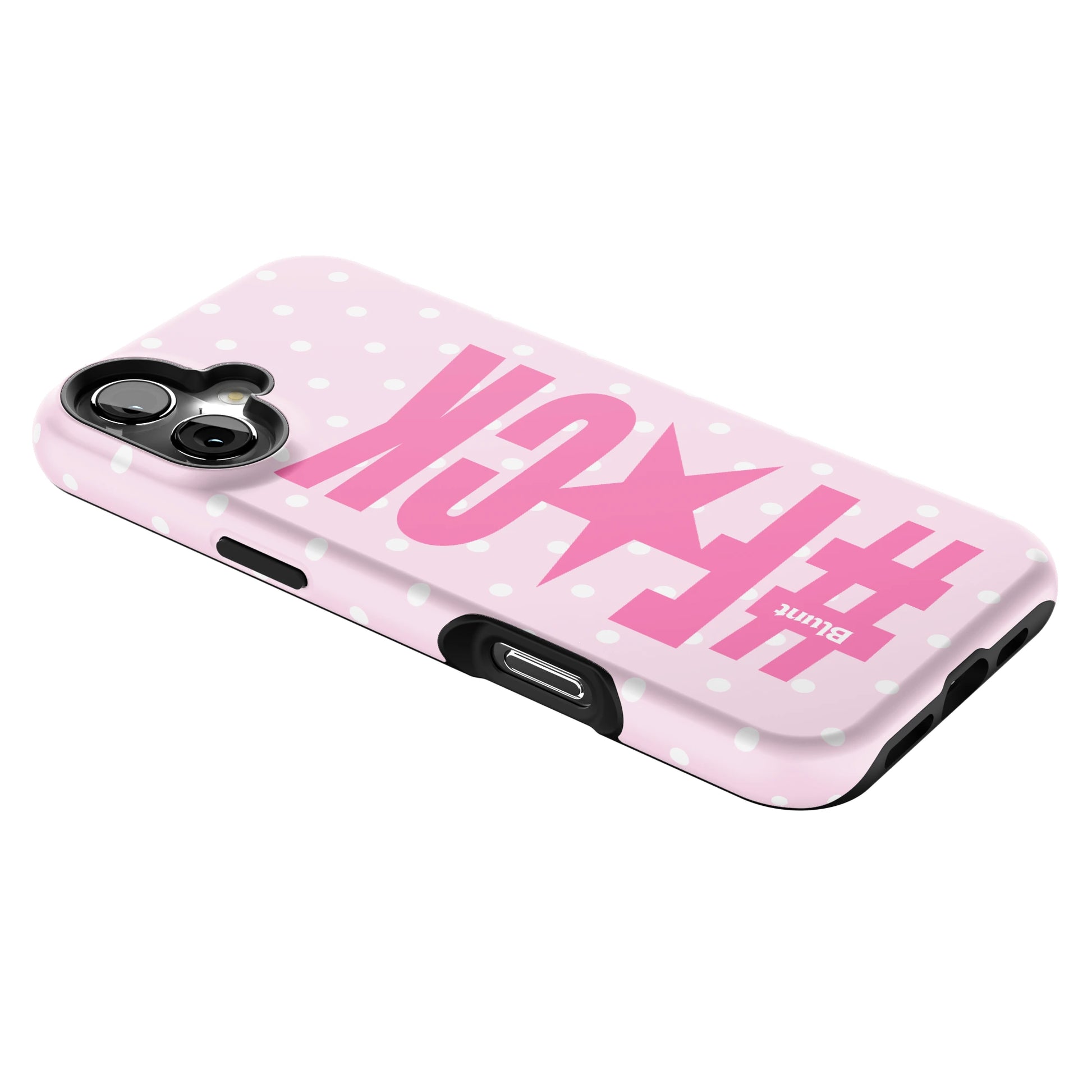 Pink Polka Riot iPhone Case gallery - Iphone_16_Mini_Air_Plus_2