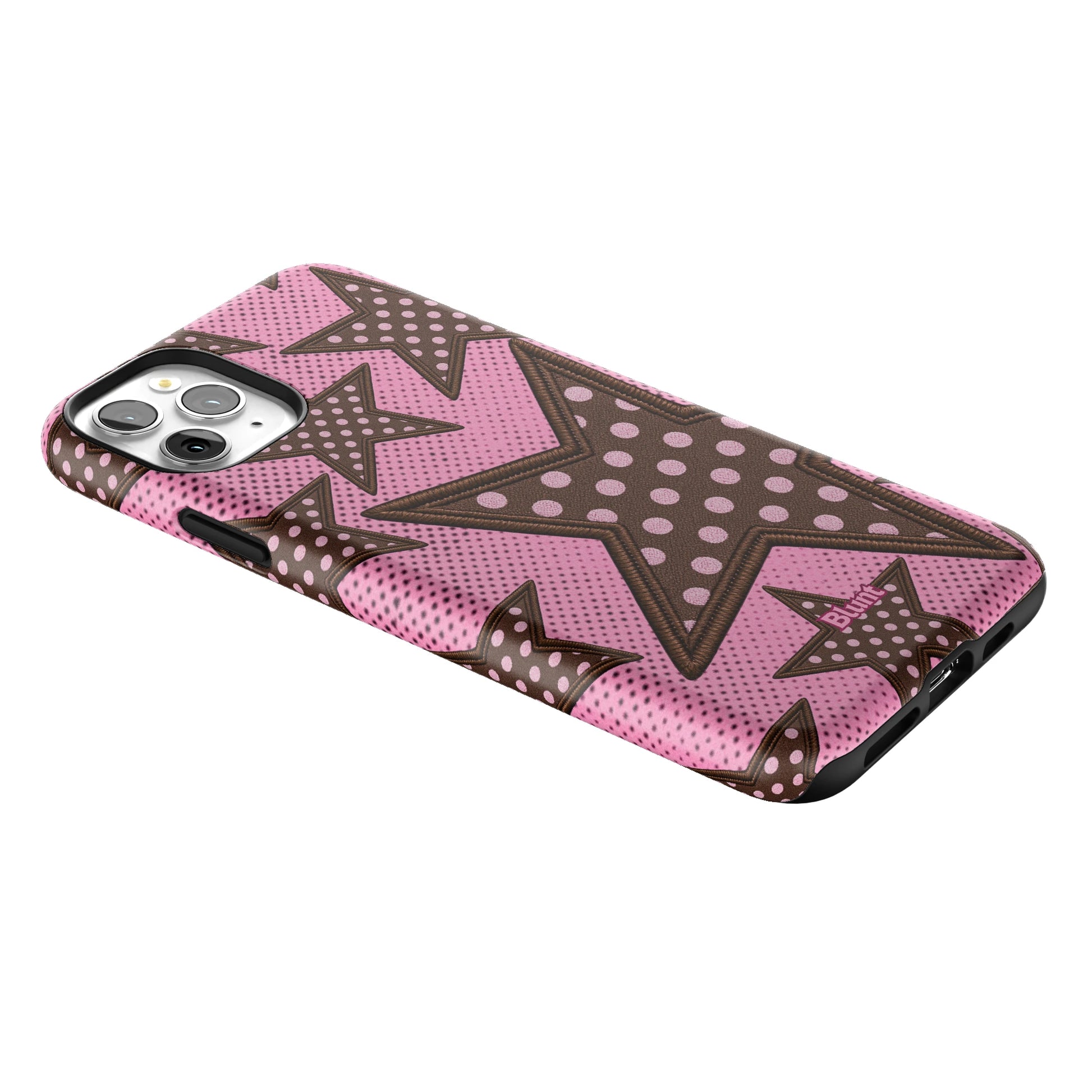 Pink Polka Star iPhone Case gallery - Iphone_11_Pro_Max_2