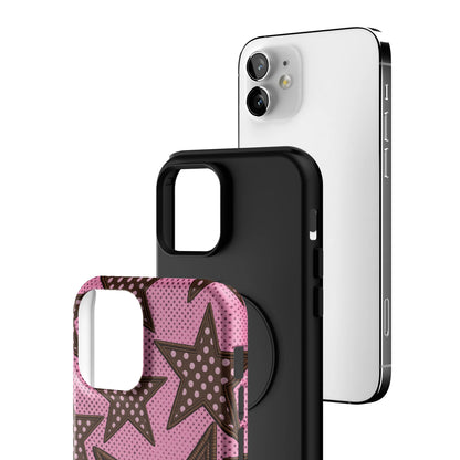 Pink Polka Star iPhone Case gallery - Iphone_12_Iphone_3