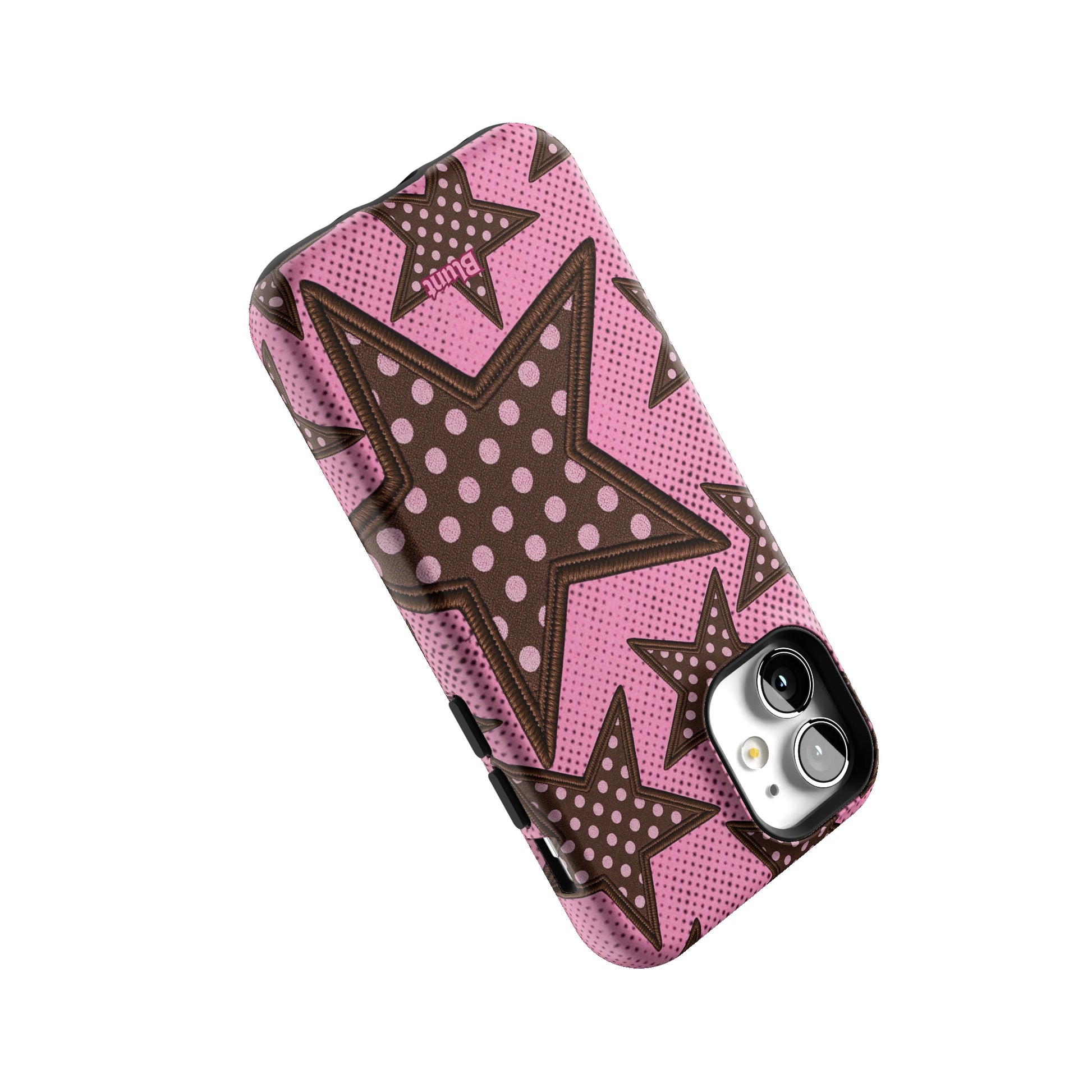 Pink Polka Star iPhone Case gallery - Iphone_12_Mini_Air_Plus_5