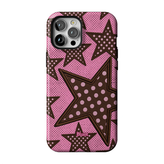 Pink Polka Star iPhone Case gallery - Iphone_12_Pro_Max_1