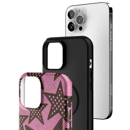 Pink Polka Star iPhone Case gallery - Iphone_12_Pro_Max_3