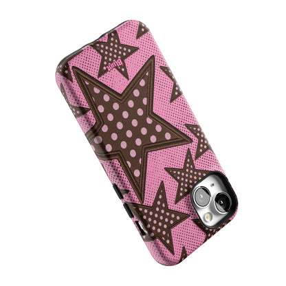 Pink Polka Star iPhone Case gallery - Iphone_13_Iphone_5