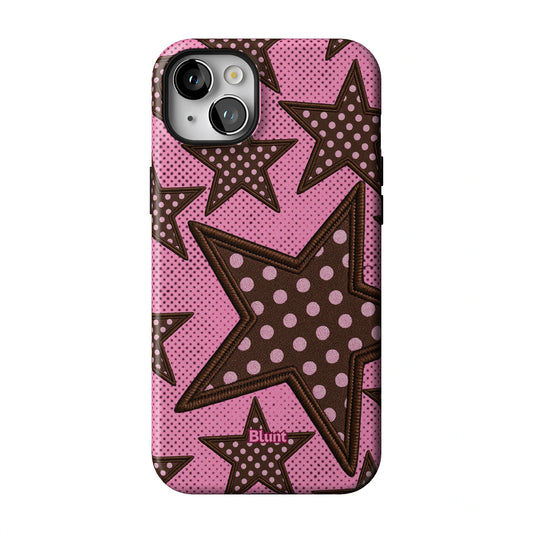 Pink Polka Star iPhone Case gallery - Iphone_14_Mini_Air_Plus_1