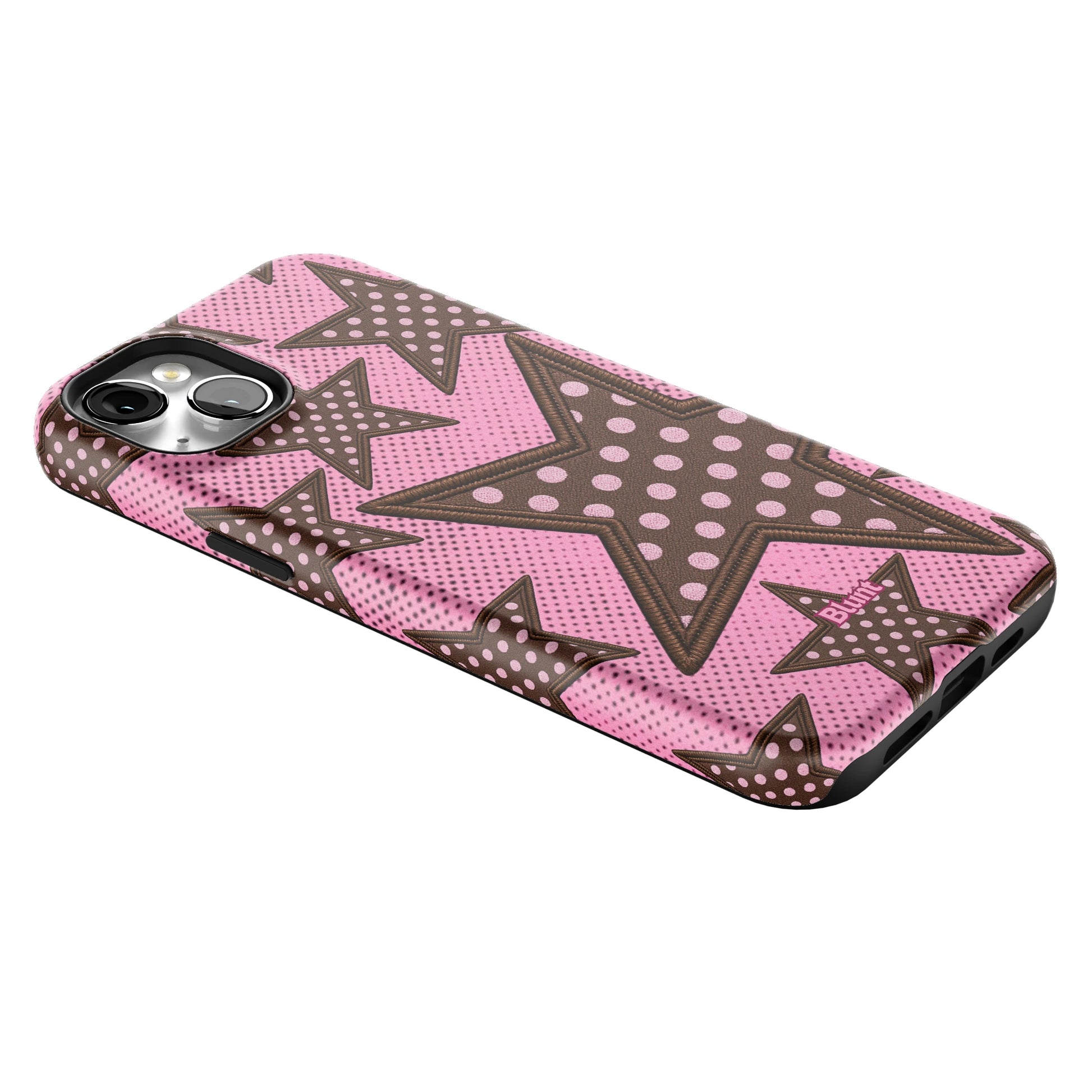 Pink Polka Star iPhone Case gallery - Iphone_14_Mini_Air_Plus_2